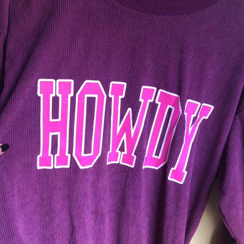 Howdy corduroy sweatshirt - Picture 4 of 5